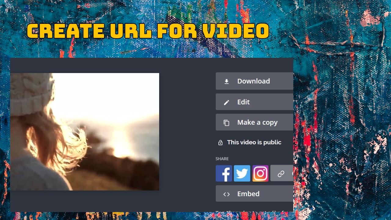 Come creare un link URL per un video