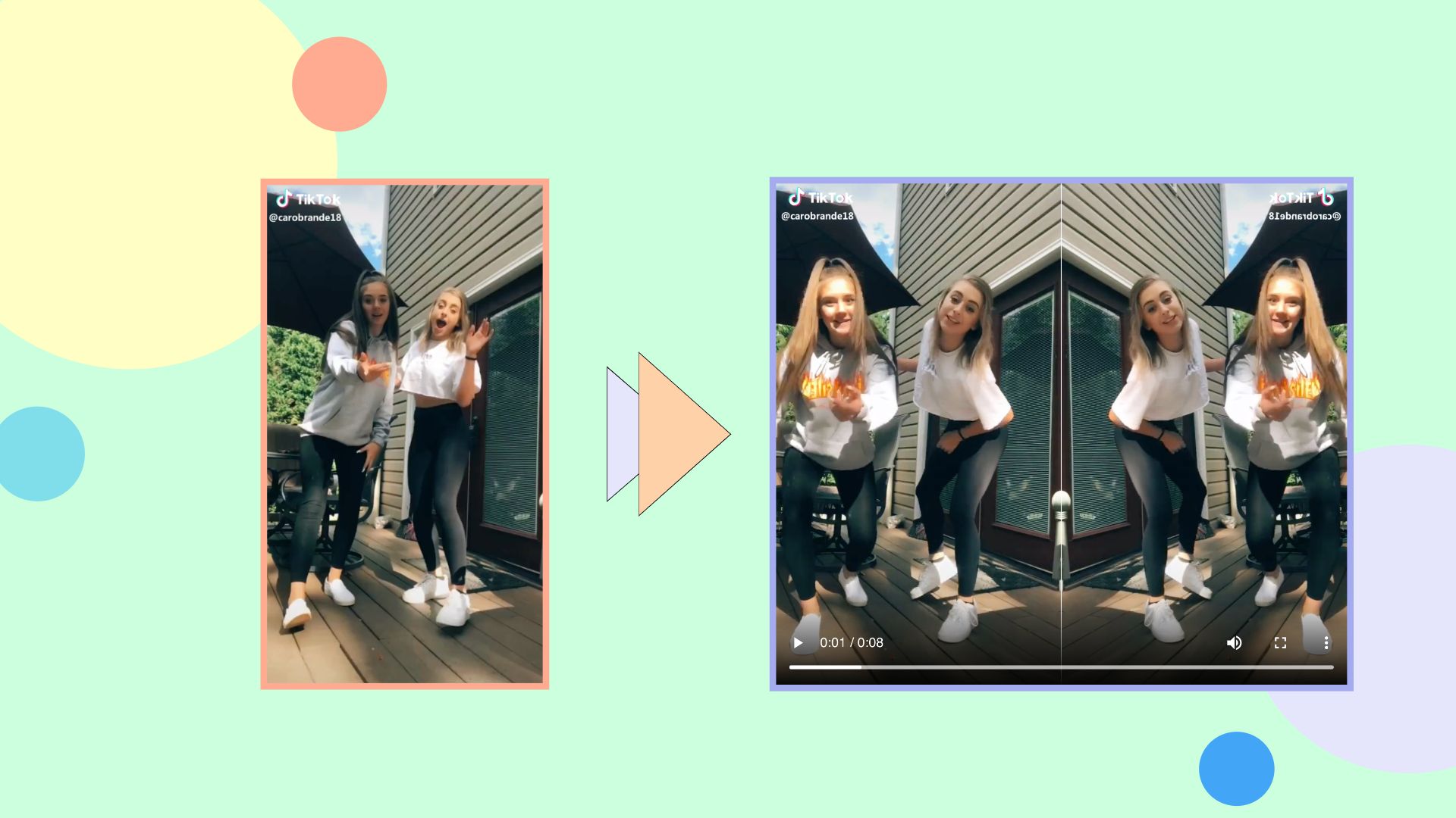 Cómo crear un efecto de espejo en un video o imagen