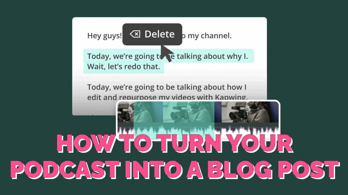 Come trasformare il tuo podcast in un post per blog