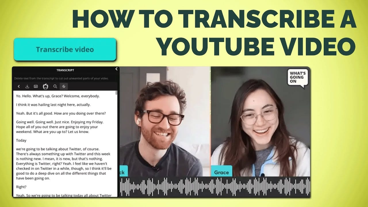 如何转录 YouTube 视频：一步步指南