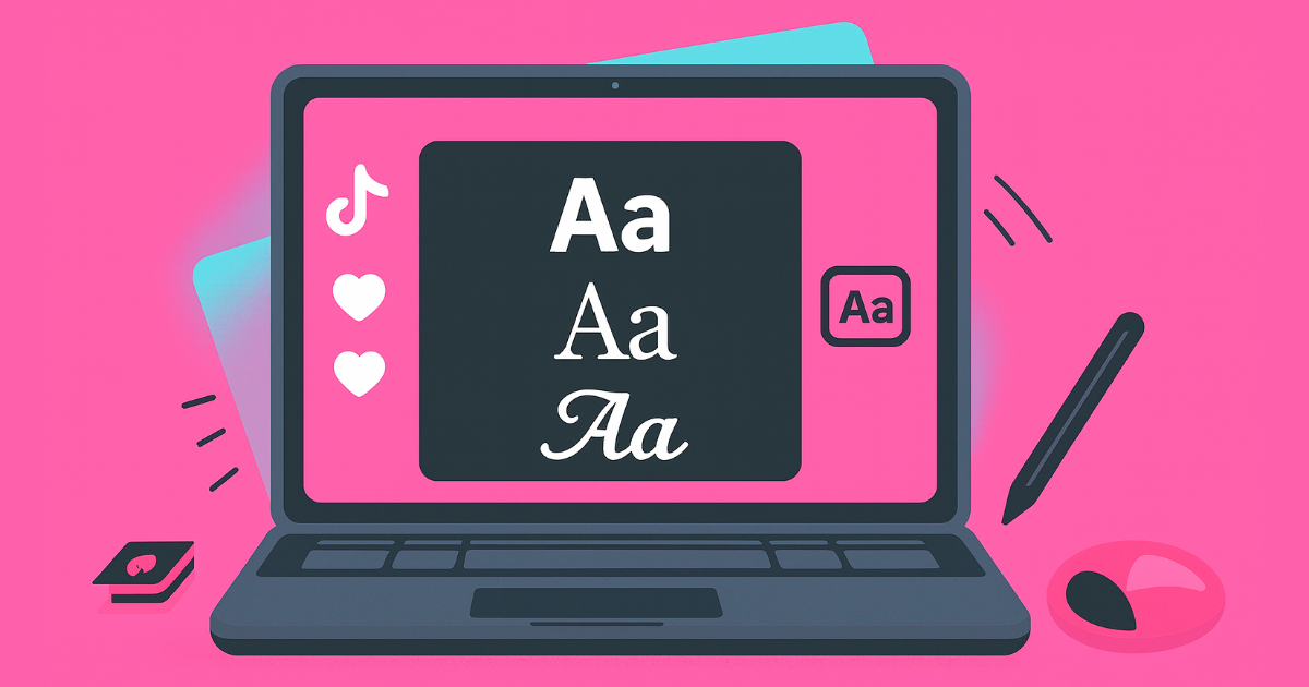 Que fontes o TikTok usa e como você pode consegui-las?